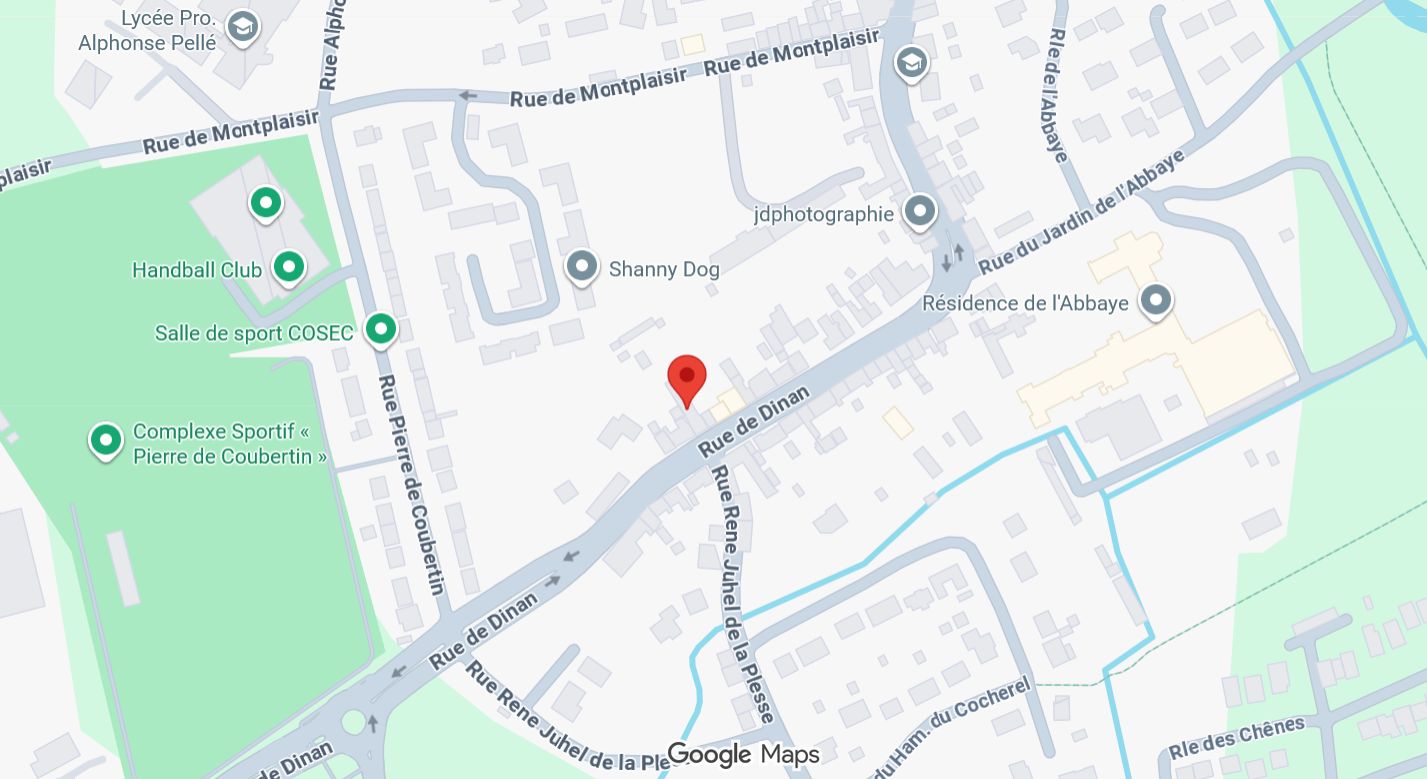 Plan d'accès au cabinet avec lien Google Maps